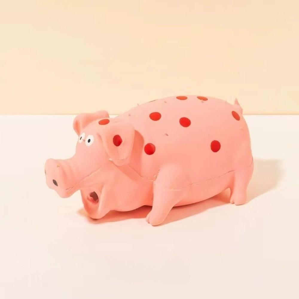 С пищалкой латексные игрушки для жевания собак хрюкающая свинья собаки сжимаемая игрушка собака пищащая игрушка для игры домашних животных
