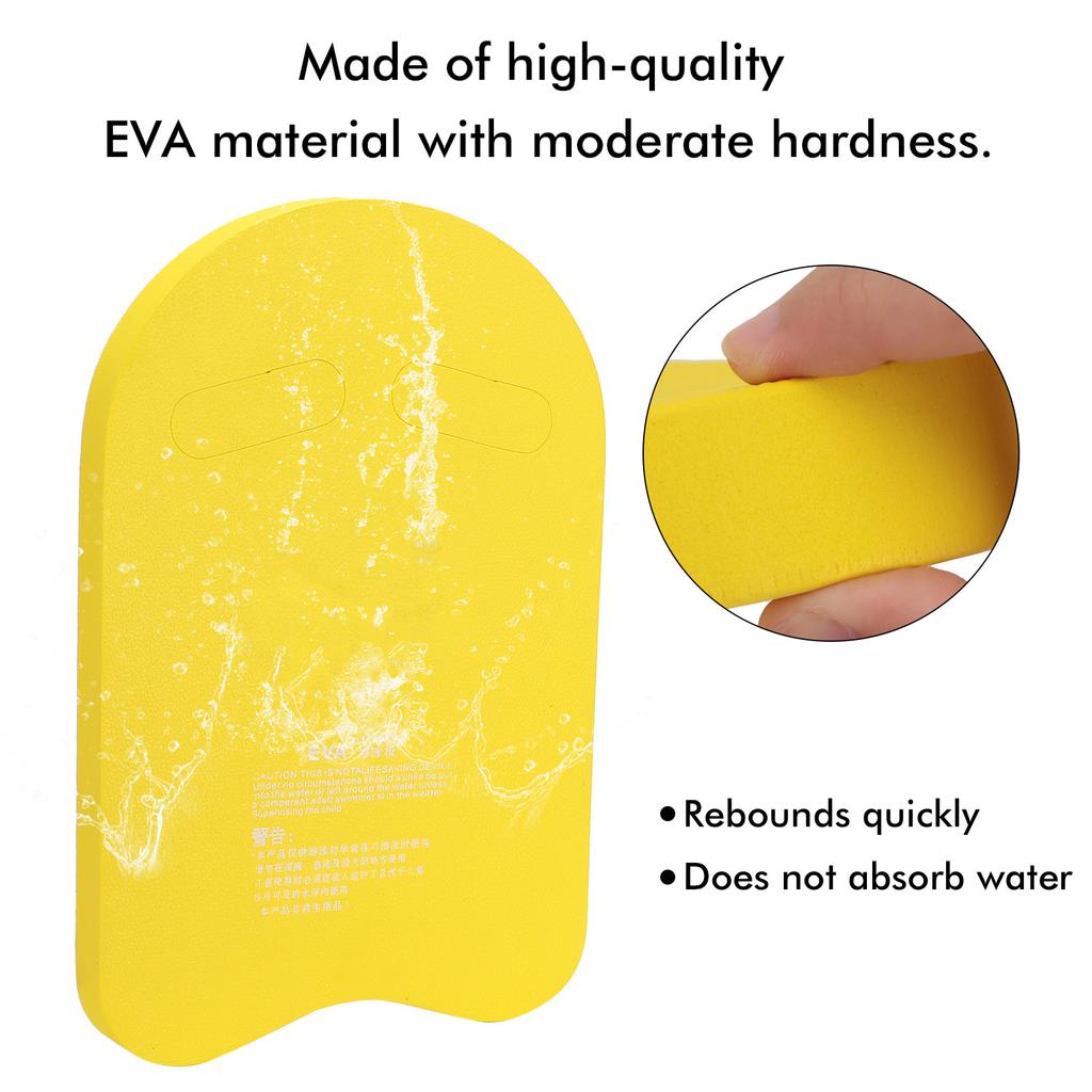 Доска для плавания EVA Lightweight UShape Swim Aid Float Kickboard для взрослых и детей(желтый )