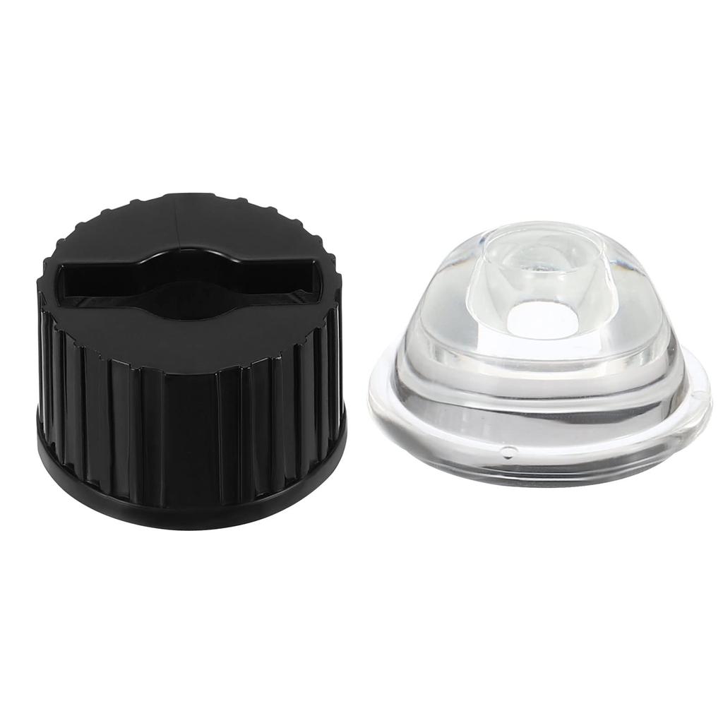 Светодиодная линза PATIKIL 20 мм 120 градусов с пластиковым держателем 8 комплектов акриловых оптических линз для светодиодной лампы высокой мощности 1 Вт 3 Вт, черная прозрачная