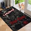 Custom Name Limp Bizkit Crystal Velvet Floor Rug Personalized Text Soft Carpet Home Decor