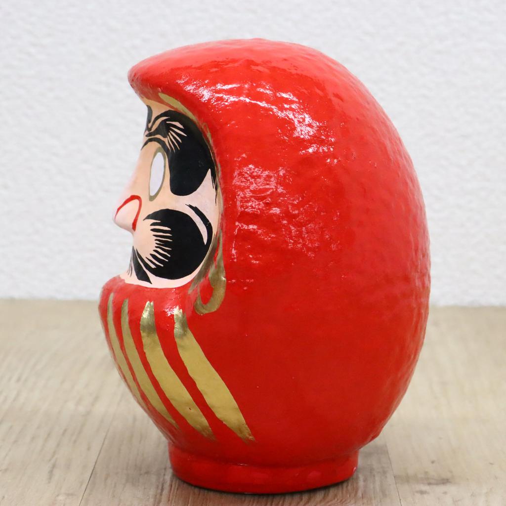 Made in Paper Takasaki Size 3 Length Japan, Mache, Daruma, (Total 15cm)