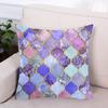 Nordic Style Checkered Pattern Digital Printing Short Plush Pillow Covers For Car Sofa Office Cushion Cover Home Goods 60X60Cm