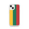 Coque iPhone - PIXELFORMA - iPhone 14 - Drapeau De La Lituanie - Protection Complète - Silicone Souple