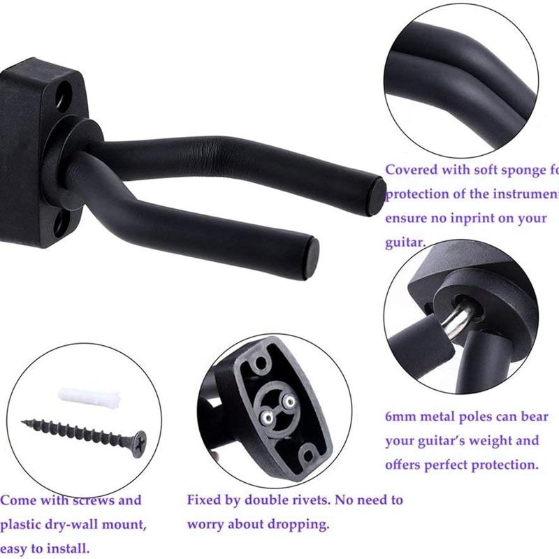 Вешалка для гитары Keep Hook Holder настенное крепление для гитар всех размеров, бас-гитар, мандолины, банджо
