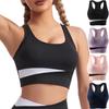 Sexy Ladies Fitness Sports Bra Shockproof Push Up Yoga Vest Casual Underwear High Elasticity Tank Top Cotton Top Brassiere Wireless Sports Vest