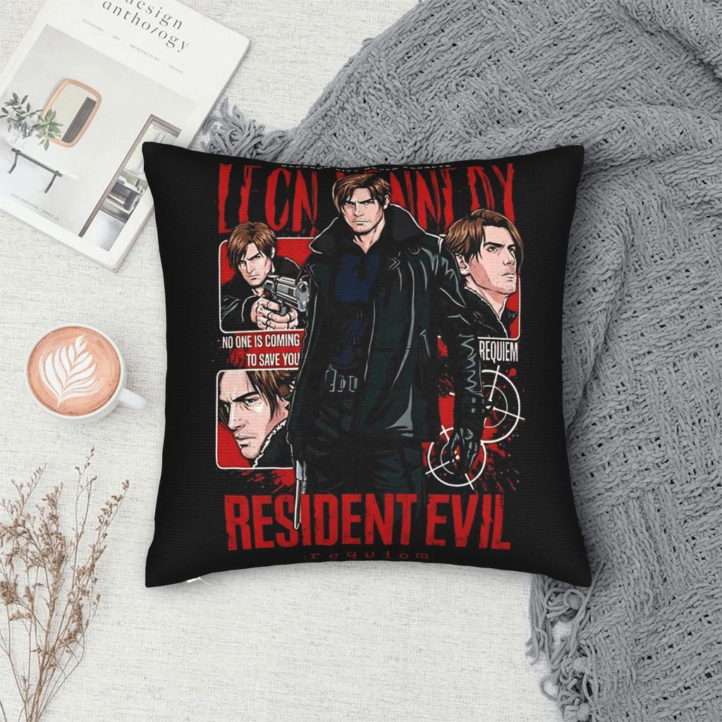 Леон Кеннеди Biohazard Resident Evil 9 Requiem Наволочка Продукт Чехол для Подушки Наволочки Декор для Автомобиля Квадратный Разные Размеры