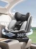 Детское сиденье heekin вращающееся, фиксированное, ISOFIX, стандарт ECE R129, подходит для детей от рождения до 12 лет, регулируемый угол наклона 360° (i-размер) старый, (серый)