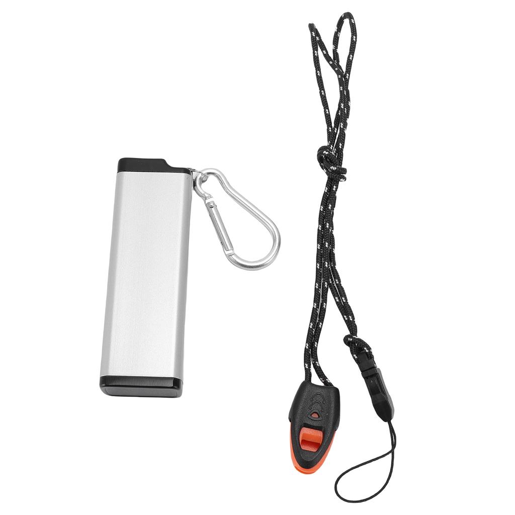 Metal Storage Tube Bottle Keychain Airtight Container Aluminum Alooy Water Proof for Outdoor Camping