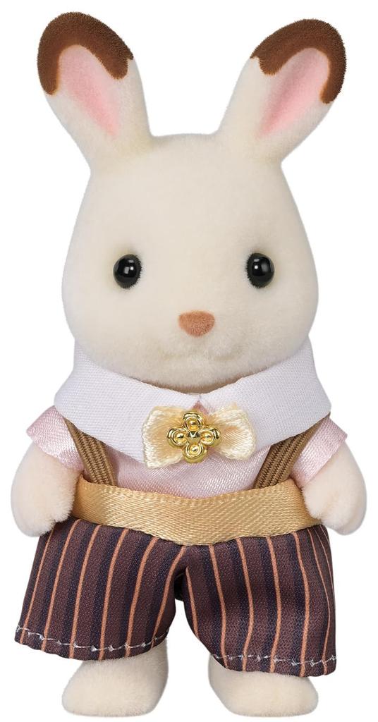 Куклы Sylvanian Families [Юбилейный набор семьи шоколадных кроликов] C-74 Сертифицировано ST, от 3 лет, Игрушечный кукольный домик, Sylvanian Families, Epoch