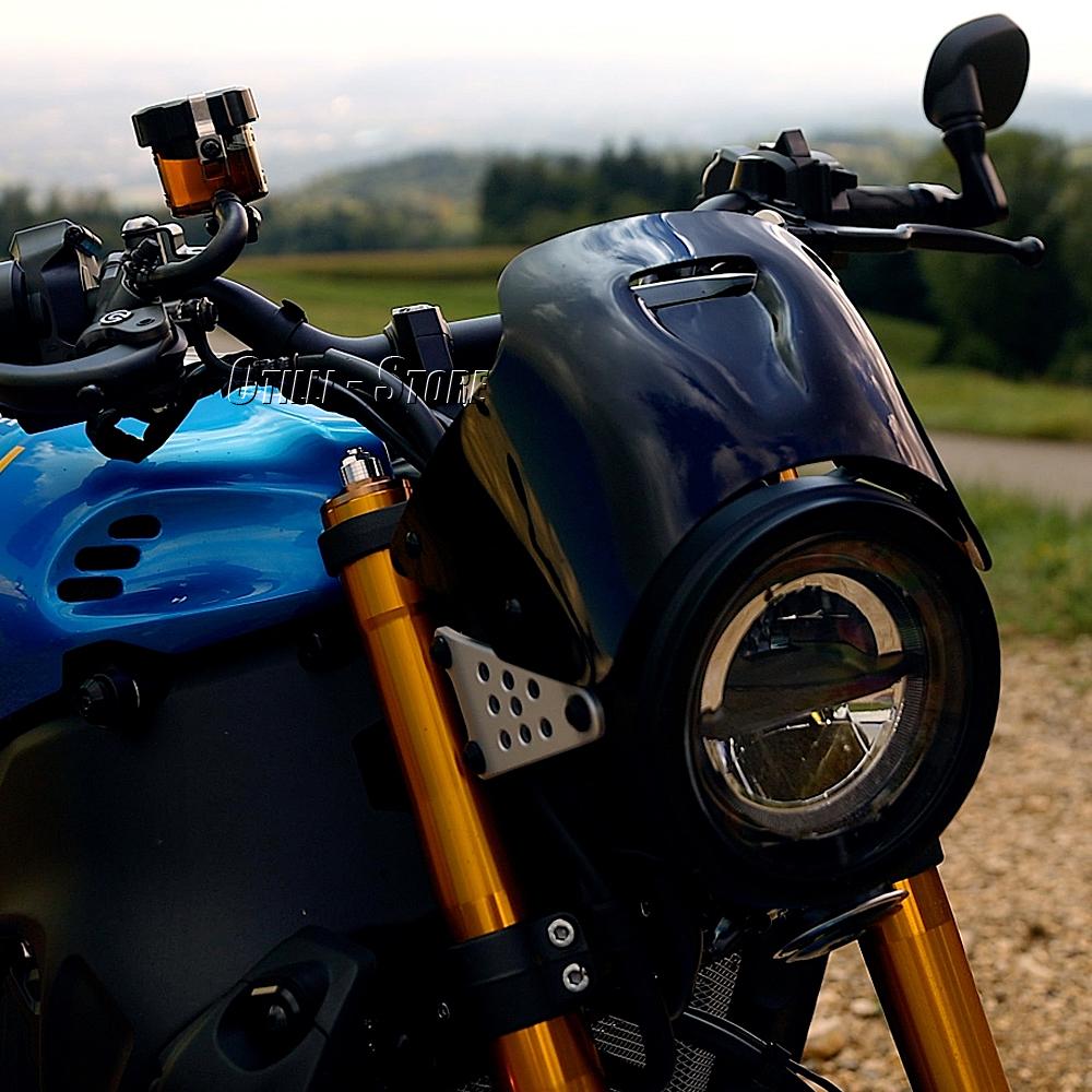 2022-2024 Лобовое стекло Ветровое стекло Подходит для YAMAHA XSR 900 XSR900 xsr 900 Мотоцикл Ветрозащитный дефлектор Козырек Экран Щит Аксессуары