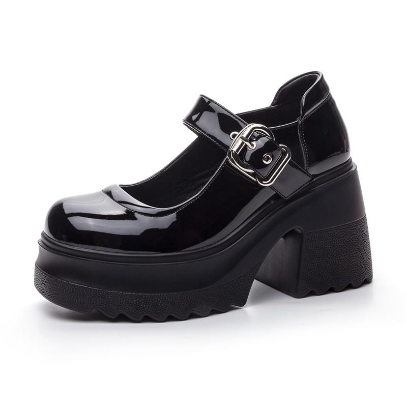 Fashion AIYUQI Women's Lolita Shoes Genuine Leather 2025 New High Heels Mary Jane Female Platform Pumps School Girls