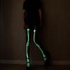 Крутые светящиеся колготки, светоотражающие сетчатые чулки, модные светящиеся чулки