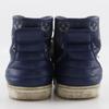 LOUIS VUITTON High cut sneakers Blue Monogram denim Women Used