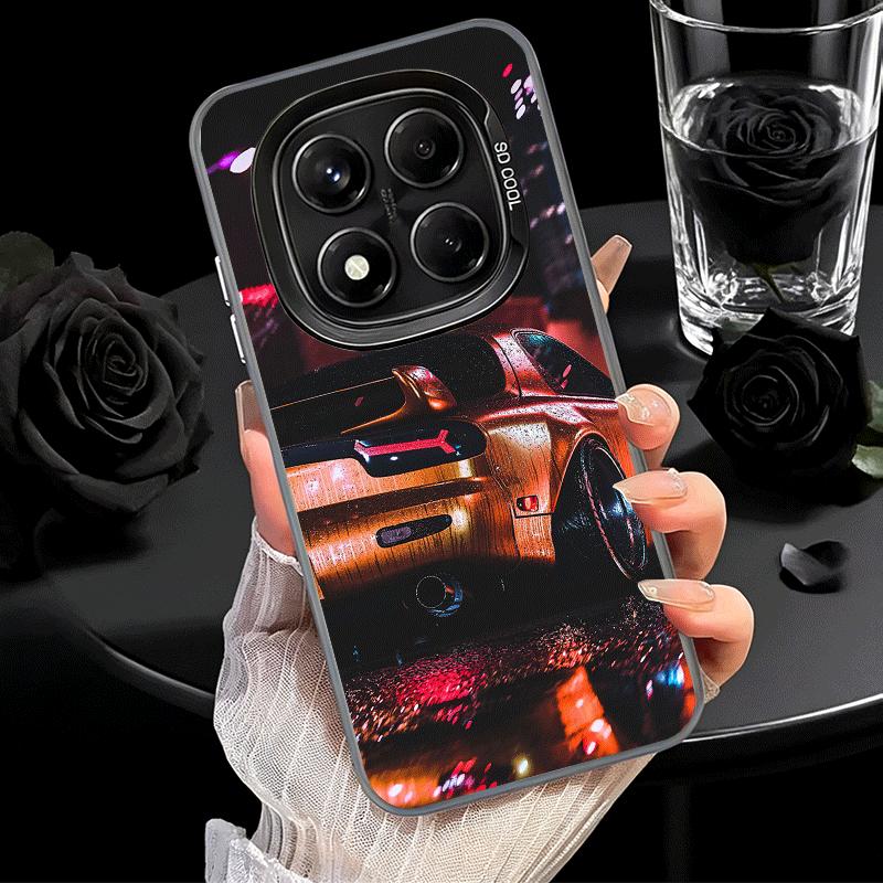 Япония JDM Спортивные Автомобили Тема Мягкий Чехол для Телефона для Xiaomi Redmi Note 13 14 15 Pro Plus 12S 12 11S 11 11T 10S 10 Ударопрочный Чехол Ba