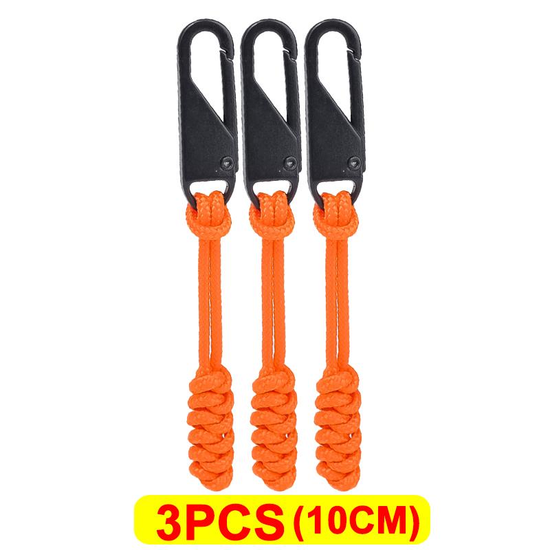 Универсальная металлическая застежка-молния для уличной сумки, застежка-молния для зонтика, плетеная веревка, сменная застежка-молния для самостоятельного шитья, набор для ремонта