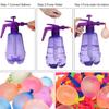 Plastic Water Balloon Pump Automatic knotting Family Water Fight Games Gifts Sand Pool Water Toys