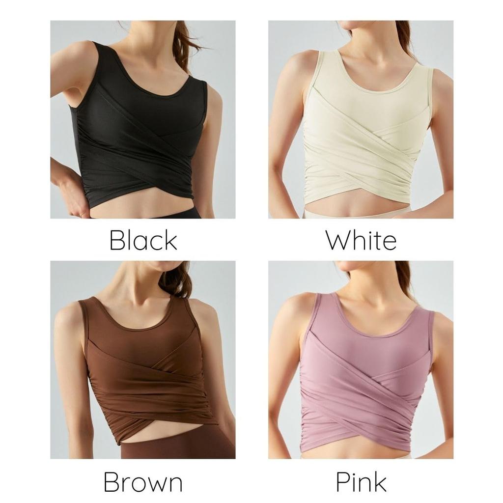 VeroMan Майка-топ для йоги с косточками, одежда для пилатеса, чашки, положить, топ, ppi-ttb032 (Розовый, Маленький)