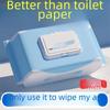"80-Pack Wet Toilet Wipes for Household Use"
