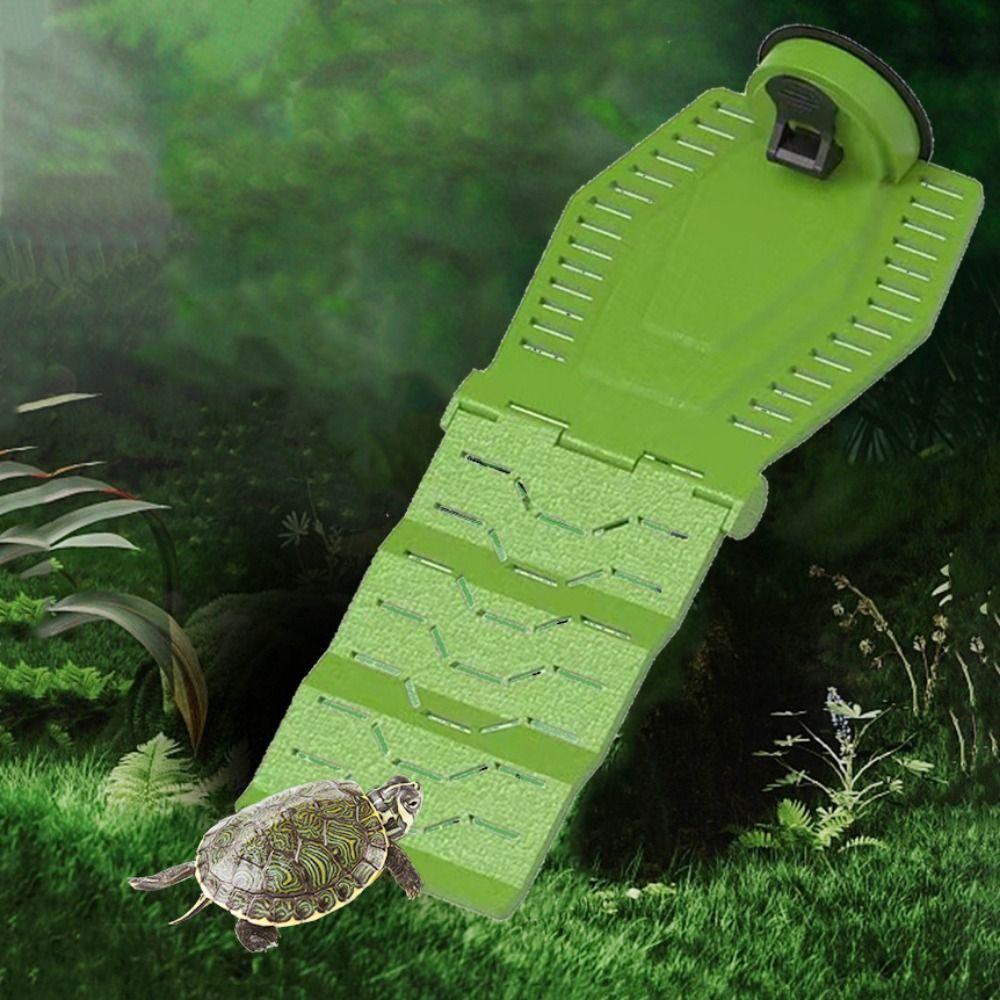 Folding Turtle Basking Ramp PVC Turtle Basking Platform Turtle Resting Terrace  For Turtles Frogs