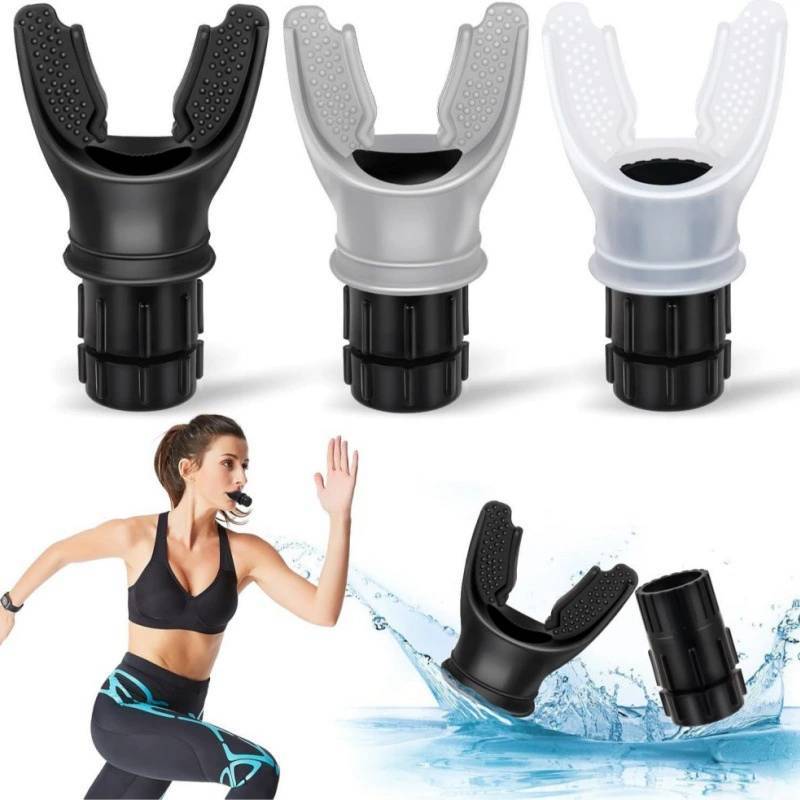 Silicone Breath Training Device For Athletes And Home Workout Routines