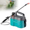Electric Garden Sprayer 2 Gallon with 2-pattern Nozzle, Built-in 2600mAh Rechargeable Battery, Pump