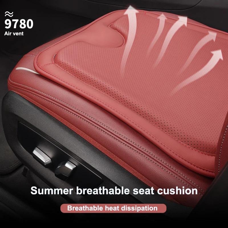 For Alfa Romeo 2026 Hot Sticker 1pc New Style Car Seat Cushion Cover Back Waist Protective For Alfa Romeo Giulia Stelvio Giuliet