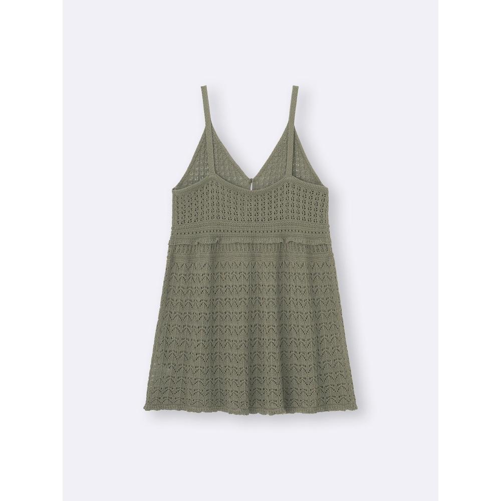 GU by Uniqlo Ажурная вязаная туника-майка