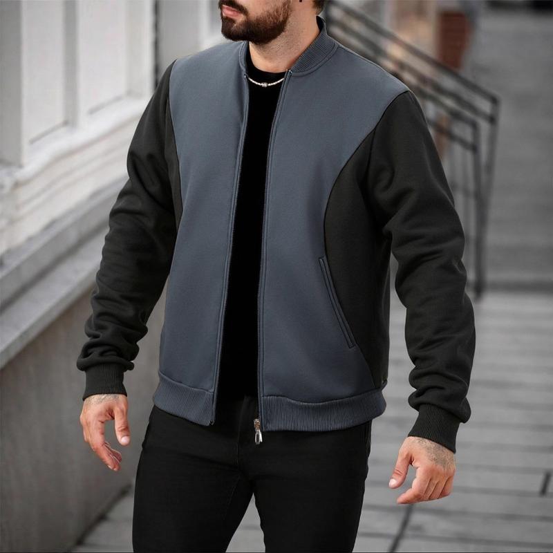 Мужская толстовка с капюшоном в стиле колор-блок, однотонная, простая, повседневная, универсальная, модная одежда, весна-осень, новый стиль