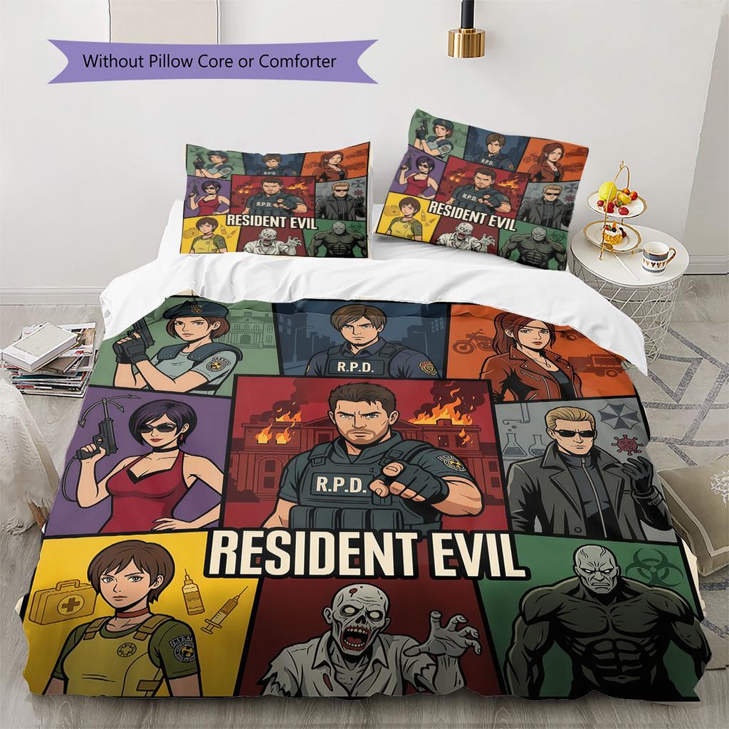 Постельное белье Resident Evil Comfor, Комплект для детской кровати, Очень большой размер, Праздничный подарок, Различные размеры в наличии -HE123
