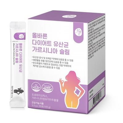 Правильная диета Lactobacillus Garcinia Slim, 1 шт., 105 г, корейская незаменимая здоровая пища