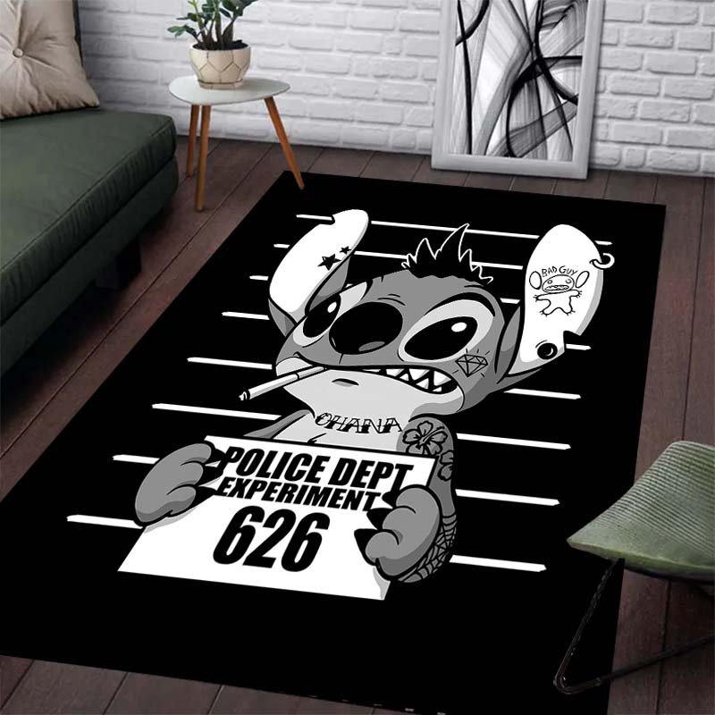Stitch Pattern Carpet Under The Moonlight - Slip-resistant Kitchen, Outdoor Carpet, Home and Bedroom Decorations, Birthday Gifts