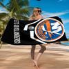 Islanders Hockey Pride Beach Towel Microfiber Beach Towel, Lightweight and Quick-Dry, for Summer Travel, Swimming Pool Fan Birthday Gift