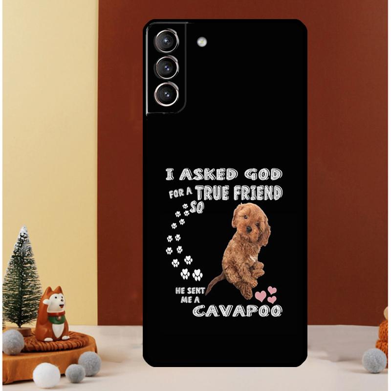 Мультяшный чехол Cavoodle Cavapoo для Samsung Galaxy S22 S23 S24 Ultra Note 20 10 Plus S8 S9 S10 S20 FE S21 FE