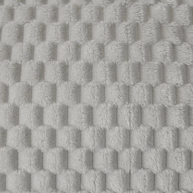 Blanket 150x200 decorative embossed light gray