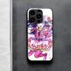 Чехол для телефона Oshi No Ko Аниме Ай Хосино Для iPhone 17 Air 16 E Pro Max 15 14 13 Mini 12 Pro 11 Max Plus Черная Стеклянная Крышка