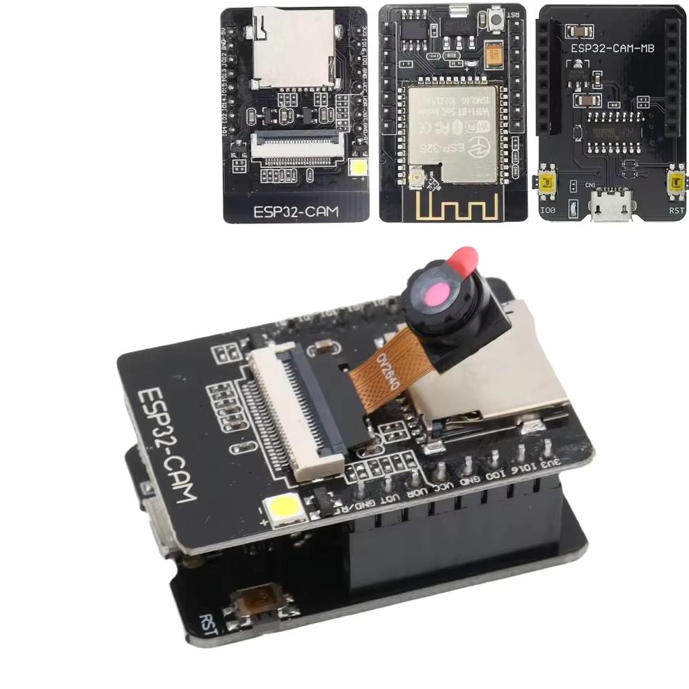 ZYSY ESP32-CAM Kit -CAM-MB WiFi Module Serial to CAM Development Board 5V Bluetooth with OV2640 Camera DIY
