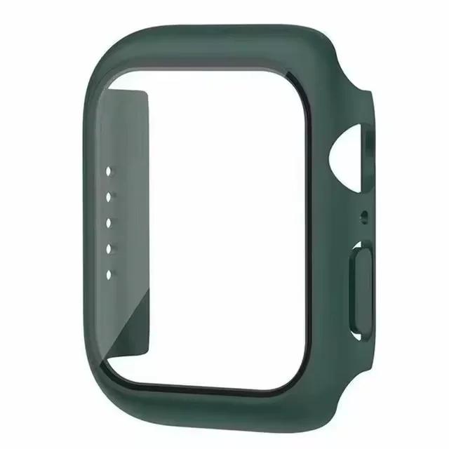 Стекло+Чехол Для Apple Watch 11/10 Чехол 46мм 42мм Ultra 3 2 49мм 44 45мм 41 40мм Защита Экрана Бампер iwatch series 9 8 7 5 SE