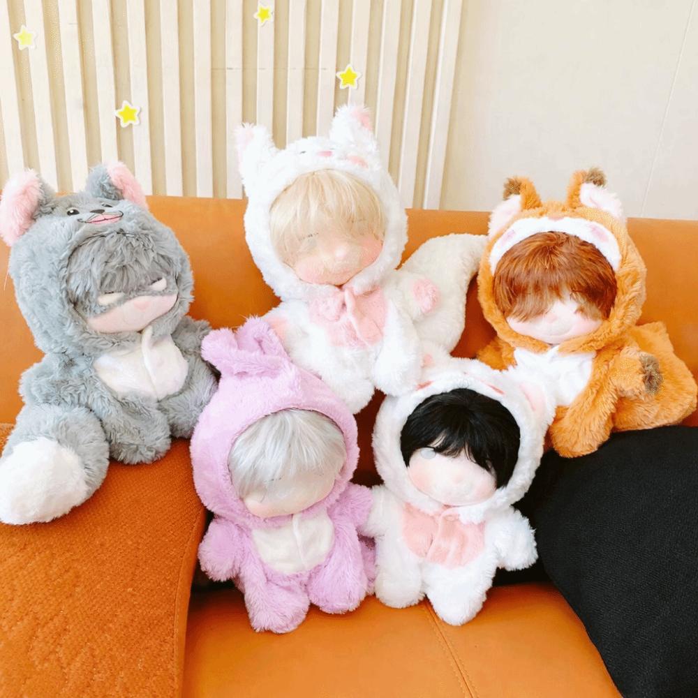 Dressing Game One-piece Garment Cartoon Animal Outfit 20cm Doll Clothes Jumpsuits With Tail