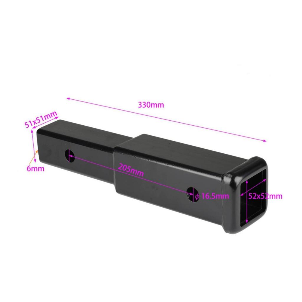 Trailer Hitch Extension Adapter High-Strength Steel Extender