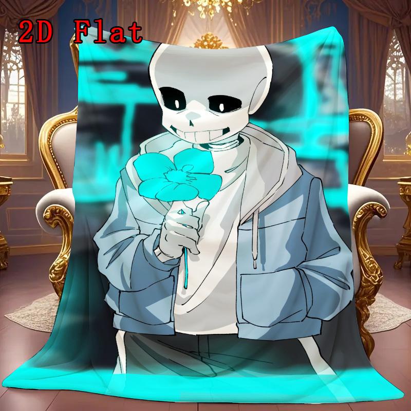 Undertale 2D Flat Pattern Flannel Blanket High quality All Seasons Warmth and Comfort Perfect for Christmas Gifts.NMT0928436