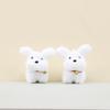 Cute Plush Dog Keychain Cartoon Puppy Figurine Adorable Bag Charm Soft Toy