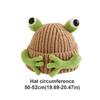 Thickened Warm Knitted Hats Windproof Ear Protection Hats Pullover Princess Cap  Autumn Winter