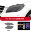 For Mercedes Benz ML Class W166 2012-2015 ML320 ML350 63 Accessories Car Headlight Protective Film Transparent Black TPU Sticker