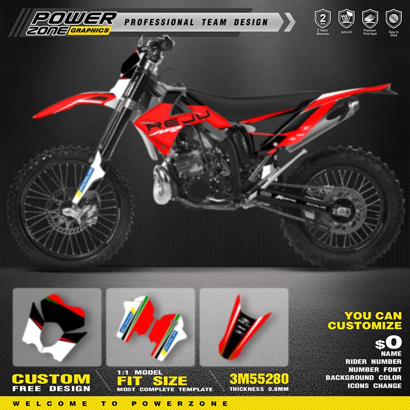 PowerZone Custom Team Graphics Backgrounds Decal Stickers Kits For GASGAS 2010 2011 EC MC 200 250 300 350