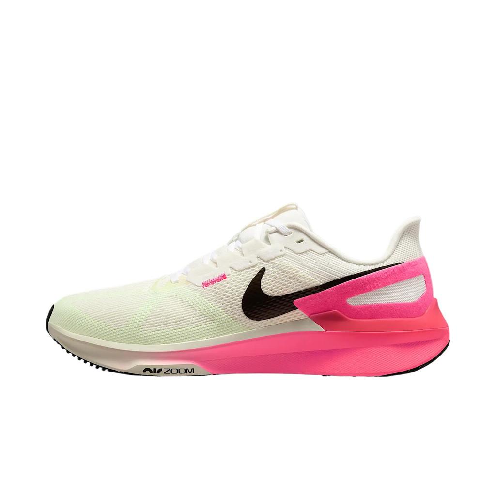 Nike Кроссовки Air Zoom Structure 25 Sail Hyper Pink Мужские Крем Ярко-Малиновый Секвойя IB7451-100