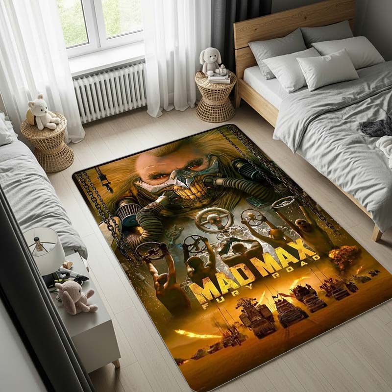 MAD MAX Rug, Music Carpet,Bedroom Rug, Doormat,Living Room Rug, Bedside Carpet, Computer Chair Mat, Christmas Gift.