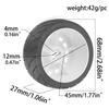 4 Pieces RC Car Tires Simulation Wheel Tire Model DIY Spare Parts Remote Toy Easy