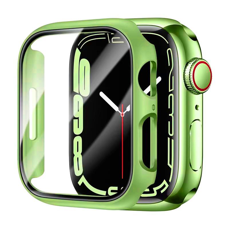 Чехол для Apple Watch 46мм 42мм 49мм 45мм 41мм 44мм 40мм PC Бампер Защитный рукав от падения iWatch Серия 11 10 Ultra 9 8 7 SE