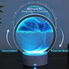 Colors 3D Sea Display Decoration Quicksand Painting Hourglass Light Desktop Ornament Sandscape Lamp