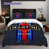 Martini Heritage Theme Bedding (1 * duvet cover + 2 * pillowcase, without core) 2D Flat Christmas birthday gift Bedding set Duvet cover and pillowcase